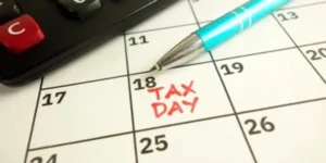 Tax due date is April 18, 2023