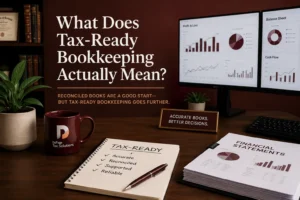 What does tax-ready bookkeeping actually mean